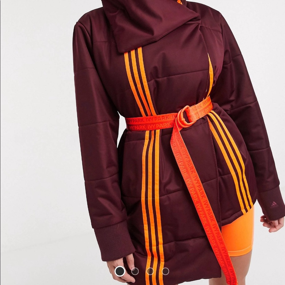 Adidas and IVY PARK webbed belt in orange - Picture 1 of 4